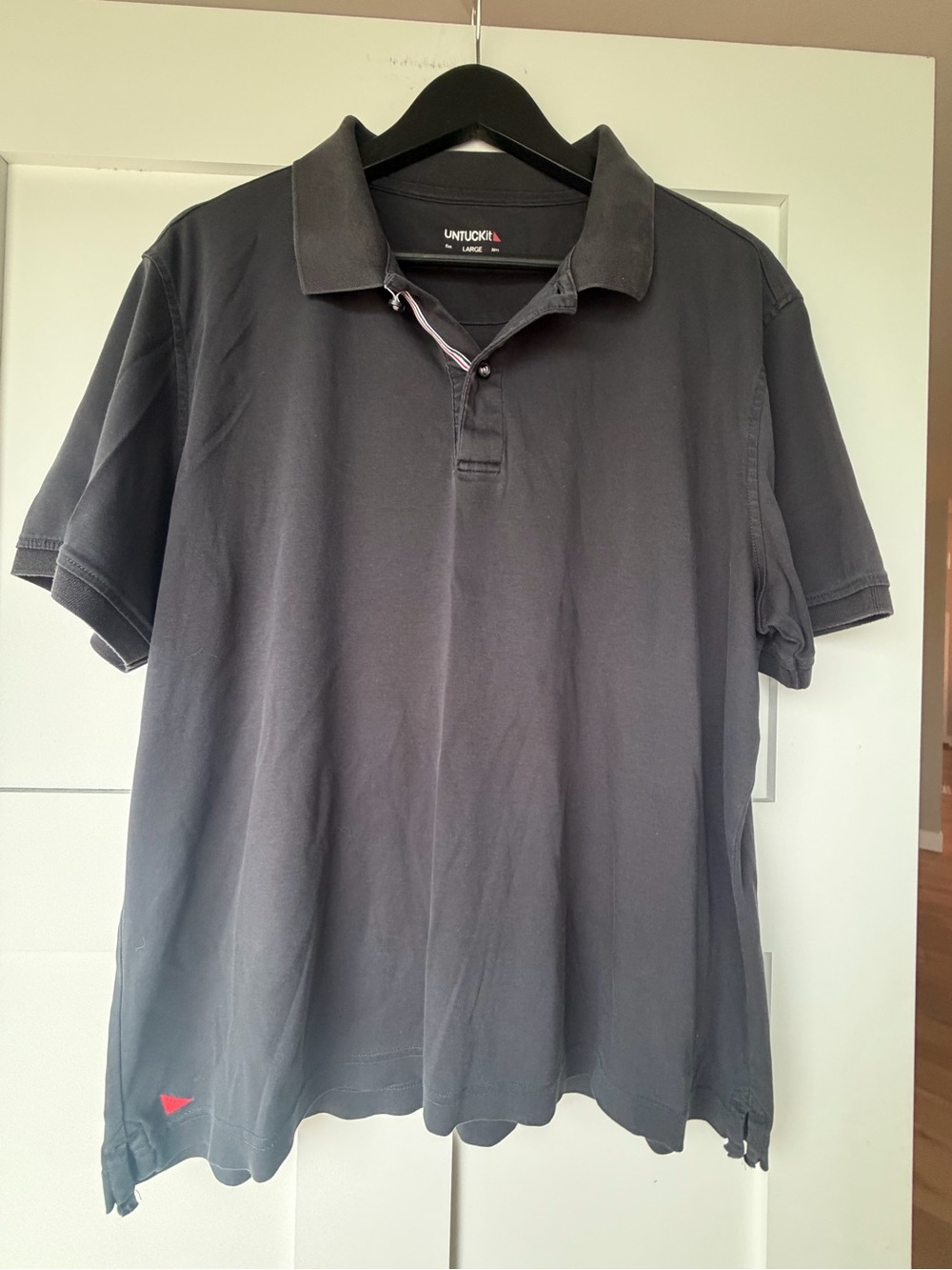 UNTUCKit Men's Black Polo Shirt